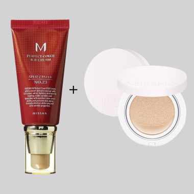 Combo of M Perfect Cover BB Cream SPF42/PA+++ (No.23/Natural Beige) - 50ml &...