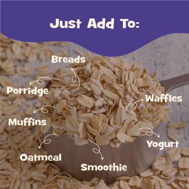 Nourish You: Organic Jumbo Rolled Oats | 1kg Jar