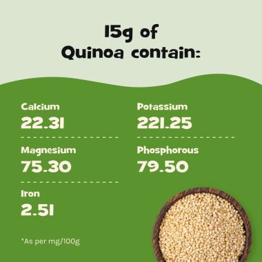 Nourish You: Organic Raw White Quinoa Grains | 2kg Jar
