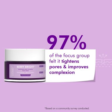 Conscious Chemist: Berry Bright Pore Refining & Brightening Face Mask For Bright & Clear Skin with Niacinamide(50g)