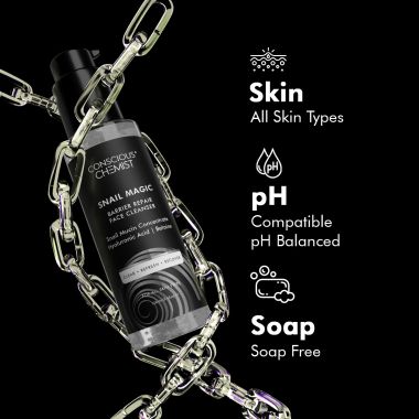 Conscious Chemist: Snail Magic Barrier Repair Gel Face Cleanser with Korean Snail Mucin Concentrate (100ml)