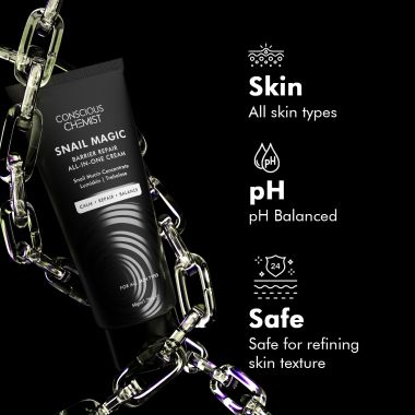 Conscious Chemist: Snail Magic Barrier Repair All-In-One Gel Cream with Korean Snail Mucin Extract (50g)