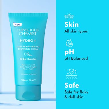 Conscious Chemist: Hyaluronic Acid Lightweight Gel Moisturiser For Dullness & dehydration (100g)