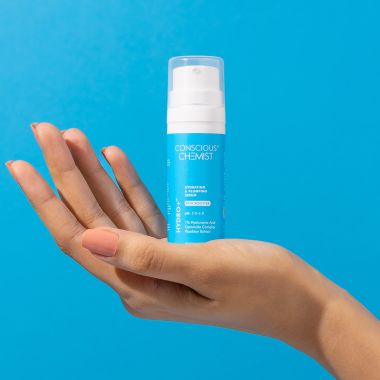 Conscious Chemist: 1% Hyaluronic Acid Serum for Dry Skin with Ceramides & Plankton extract Treats Dull & Dehydrated Skin - 30ml