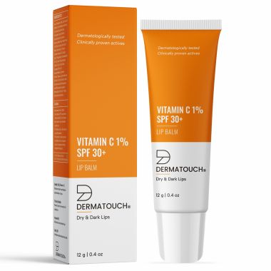 Dermatouch: Vitamin C 1% Lip Balm | Brightening Lip Balm | SPF 30+ | 12g