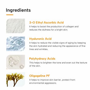 Dermatouch: Anti Aging Serum Set - 10% Vitamin C Serum & 2% Hyaluronic Acid Serum | 30ml + 30ml