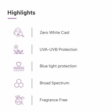 Dermatouch: Hyaluronic Sunscreen Hydrating Ultra Light Aqua Gel With SPF 50 Pa++++ | UV A, UV B & Blue Light Protection For Oily Skin - 50G
