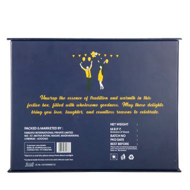Fabeato: Premium Special Variety of 6 Flavoured Nuts Mixed Dry Fruits Gift Box