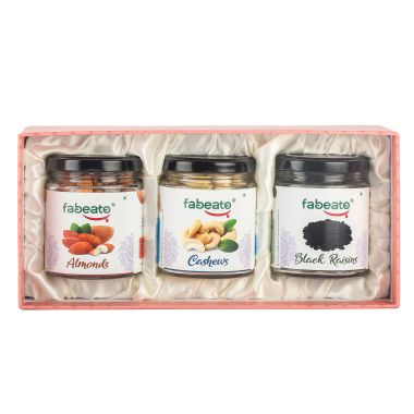 Fabeato: Premium Special Dry Fruits Gift Box for Festival Almonds, Cashews, Black Raisin