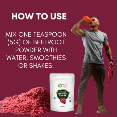 Pure Nutrition: Multiprpose Organic Beetroot Powder - 227g