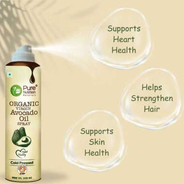 Pure Nutrition: Cold Pressed & Natural Avacado oil 100% Organic |Extra Virgin - 200ml