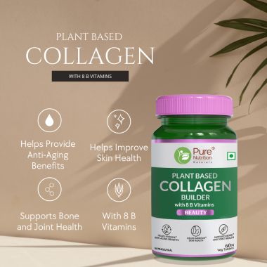 Pure Nutrition: Plant based Collagen Builder Supplement | 60 Caps