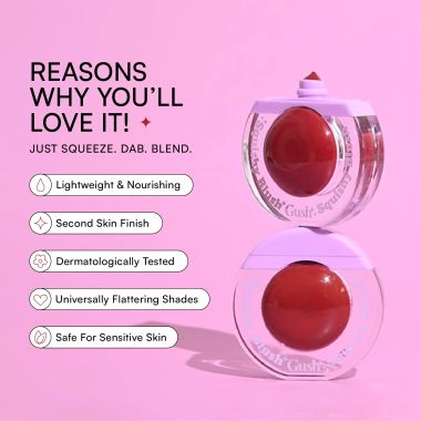 Gush: Squishy Blush - Strawberry Crush - 13gm