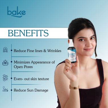 Bake Cosmetics:   0.6% Retinol Serum with 2% Multi Peptides