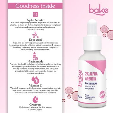 Bake Cosmetics:   2% Alpha Arbutin Serum 