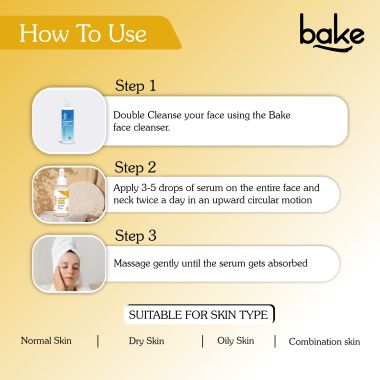 Bake Cosmetics:   2% Hyaluronic Acid Sunscreen Serum with SPF 50 PA++++