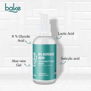 Bake Cosmetics:   8% Glycolic Acid Overnight Serum