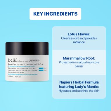 Belif: Aqua bomb smart cleansing oil balm 100ml