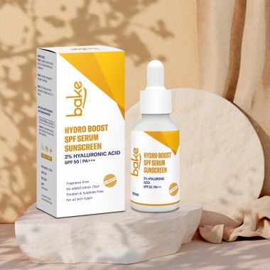 Bake Cosmetics:   2% Hyaluronic Acid Sunscreen Serum with SPF 50 PA++++