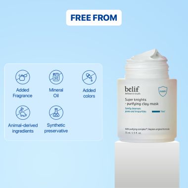 Belif: Super knights - clay mask 75 ml