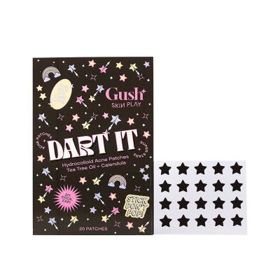 Gush: Dart It Hydrocolloid Pimple Patches- Black Star