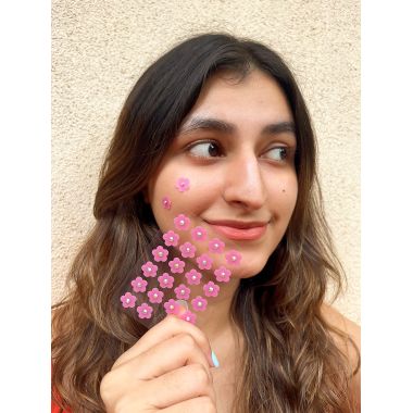 Gush: Dart It Hydrocolloid Pimple Patches- Pink Flower