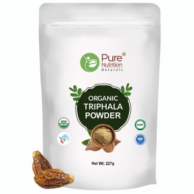 Pure Nutrition: Organic Triphala Fruits Powder - 227g