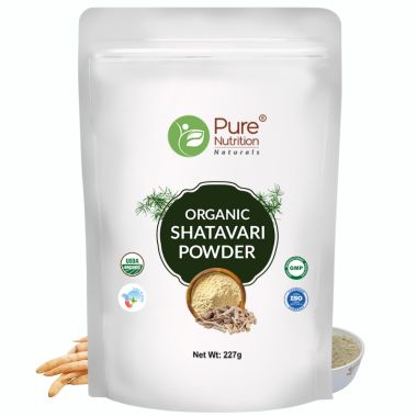 Pure Nutrition: Organic Shatavari Root Powder (Asparagus Racemosus) - 227g