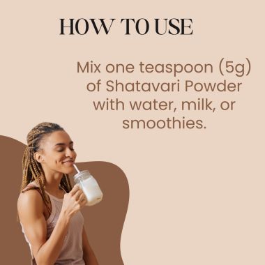 Pure Nutrition: Organic Shatavari Root Powder (Asparagus Racemosus) - 227g