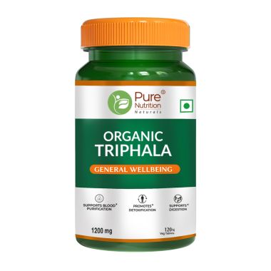 Pure Nutrition: Triphala Tablets | 120 Veg Tablets
