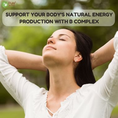 Pure Nutrition: Vitamin B-Complex Tablets | 60 Veg Capsules