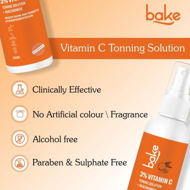 Bake Cosmetics:   3% Vitamin C Toning Solution