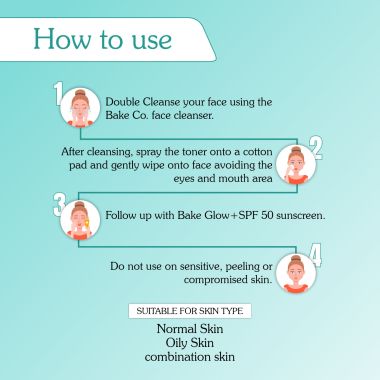 Bake Cosmetics:   10% Glycolic Acid Toner with Hyaluronic Acid