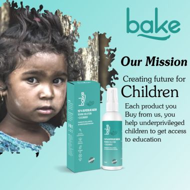 Bake Cosmetics:   10% Glycolic Acid Toner with Hyaluronic Acid