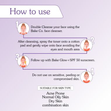 Bake Cosmetics:   5% Niacinamide + Rice Water Toning Solution