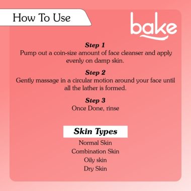 Bake Cosmetics:   5% Vitamin C Face Wash