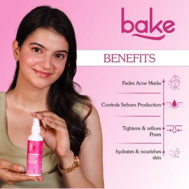 Bake Cosmetics:   5% Niacinamide + Rose Water Toning Solution
