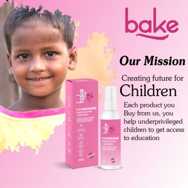 Bake Cosmetics:   5% Niacinamide + Rose Water Toning Solution