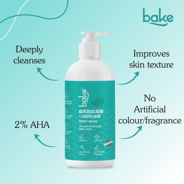 Bake Cosmetics:   2% AHA Body Wash