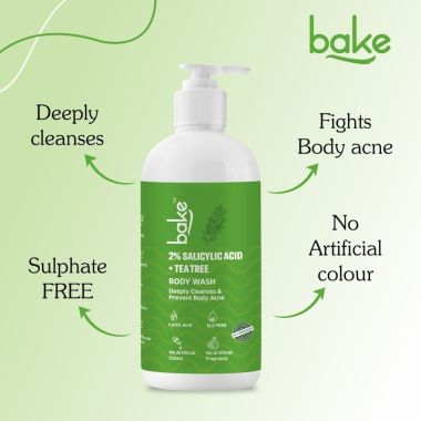 Bake Cosmetics:   2% Salicylic Acid Body Wash 