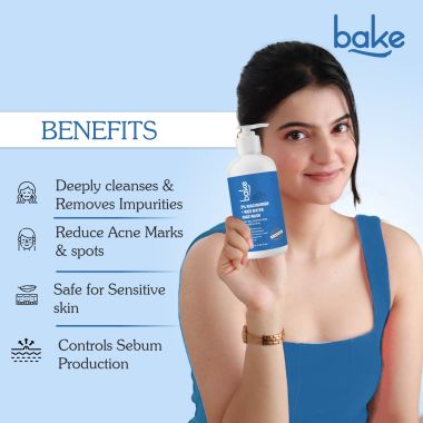 Bake Cosmetics:   3% Niacinamide Face Wash with Rice Water