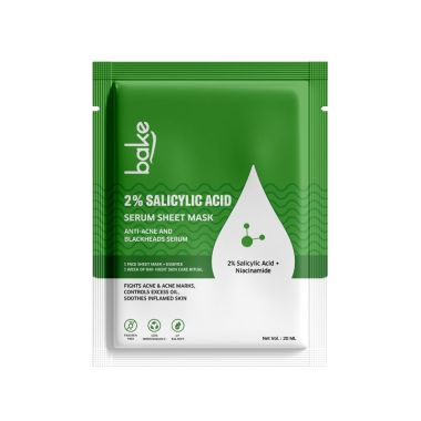 Bake Cosmetics:   2% Salicylic Acid Sheet Mask 