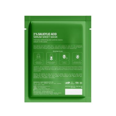 Bake Cosmetics:   2% Salicylic Acid Sheet Mask 