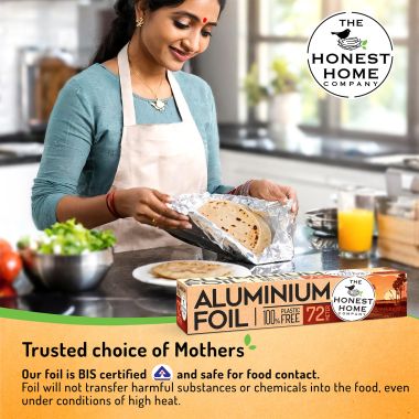 The Honest Home Company: Aluminium Foil Roll | 72 Meters