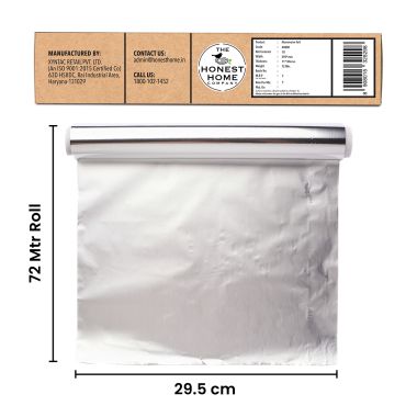 The Honest Home Company: Aluminium Foil Roll | 72 Meters