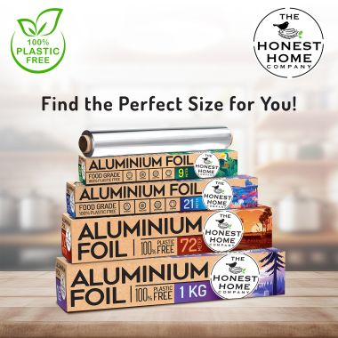 The Honest Home Company: Aluminium Foil Roll | 72 Meters