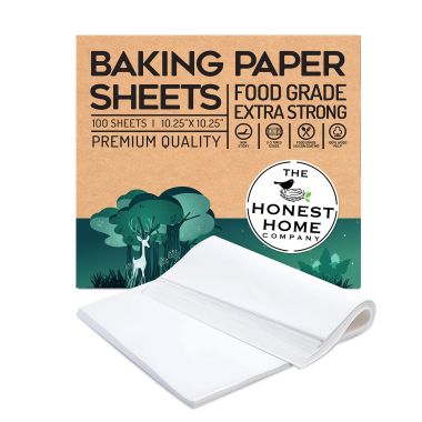 The Honest Home Company: Baking Paper Sheets | Pack of 100 Sheets