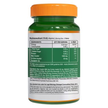 Pure Nutrition: PCOS Balance Tablets for Women | 60 Veg Tablets