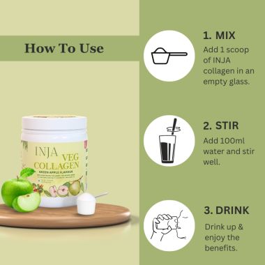 INJA Wellness: Veg Collagen - Green Apple Flavour