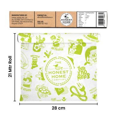 The Honest Home Company: Food Wrapping Paper Roll | 21 Metres